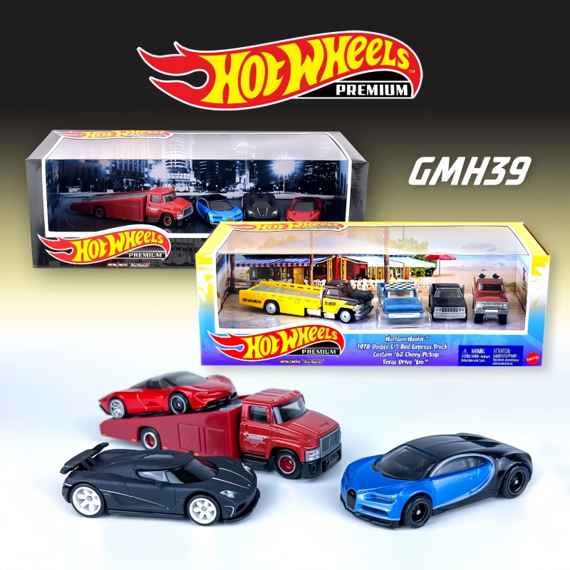 Mattel Toy Hot Wheels - Hot Wheels Mattel Premium 4 szt.