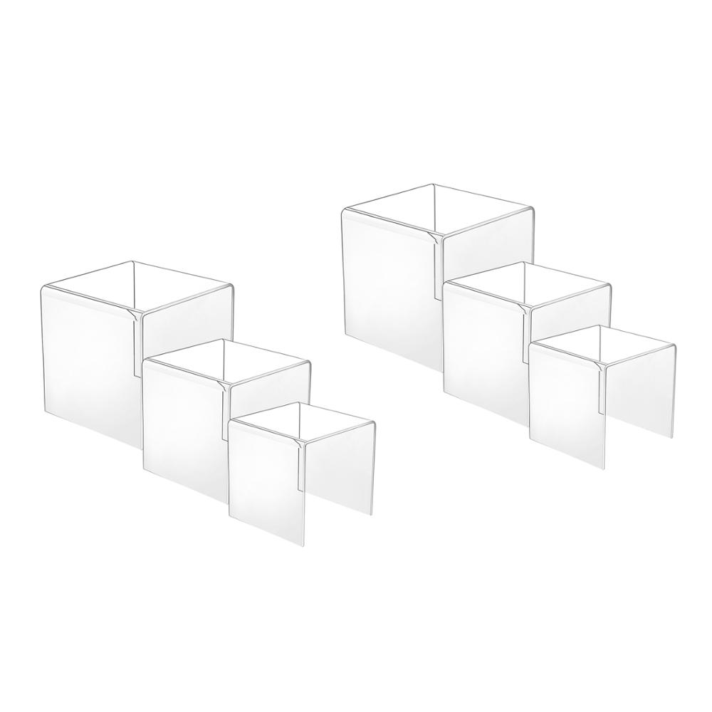 Display Risers Set - Przezroczyste akrylowe podstawki ekspozycyjne do figurek