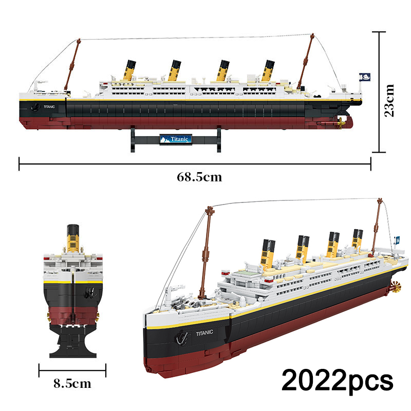 Lego Set City - Kreatywne pomysły Titanic Model kreatywny luksusowy