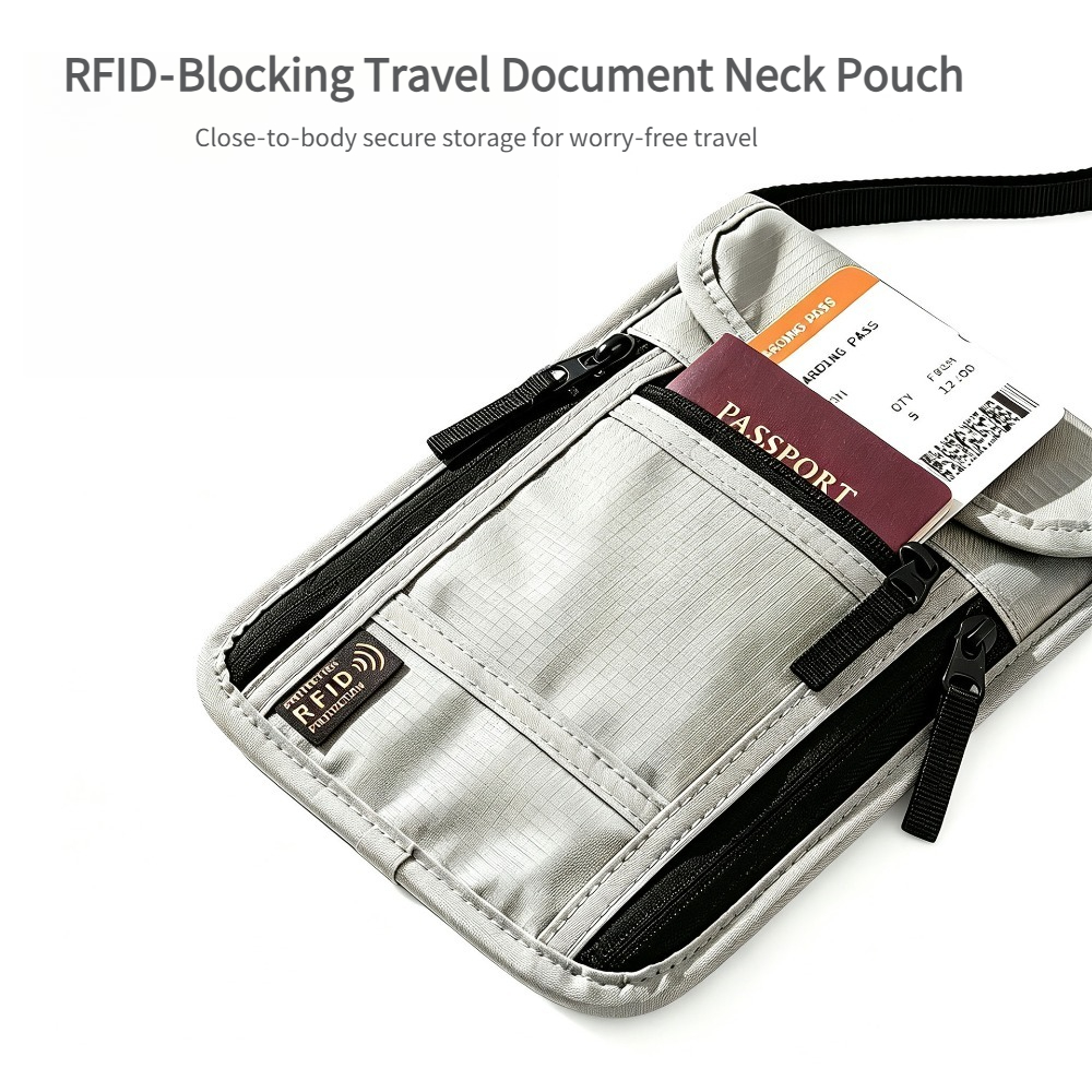 Card Top Loader - Portfel podróżny na szyję, etui na