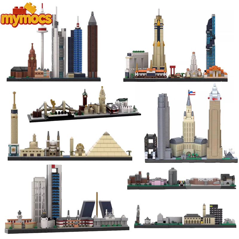 Lego Set Creator - Zestawy Mymocs World City Skyline Architecture:
