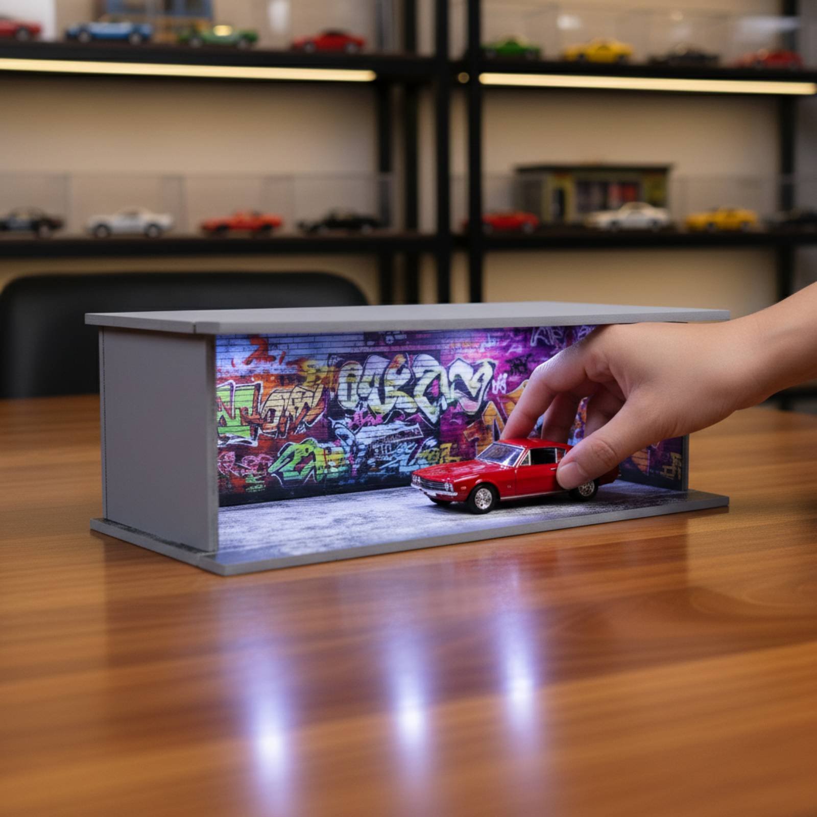 Graffiti Parking Garage Displa – Display Case Acrylic recenzja i cena