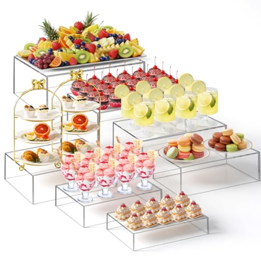 Zestaw 7 bardzo dużych podstaw – Display Risers Set recenzja i cena